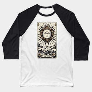 The Sun Tarot Baseball T-Shirt